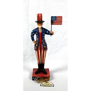Jim Shore Proudly Patriotic Uncle Sam 4009273 2007 With Box